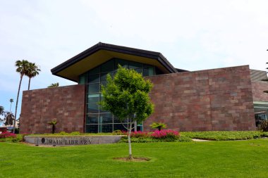 Redondo Sahili, Kaliforniya 26 Mayıs 2023: Redondo Plaj Kütüphanesi