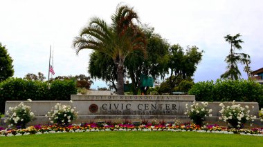 Redondo Sahili, Kaliforniya 26 Mayıs 2023: Redondo Plajı Şehir Merkezi 