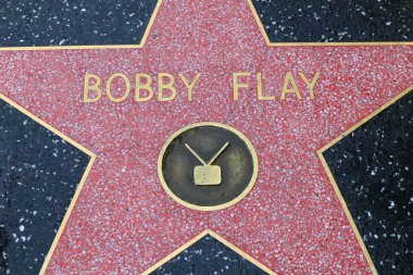 ABD, CALIFORNIA, HOLYWOOD - 20 Mayıs 2019: Bobby Flay Hollywood Şöhret Yolu, Kaliforniya 