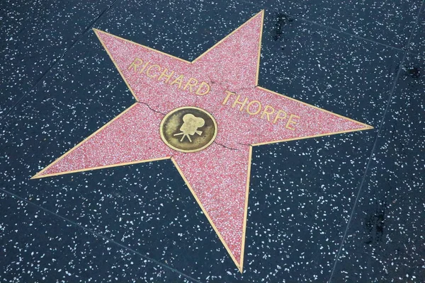 Usa California Hollywood May 2019 Richard Thorpe Star Hollywood Walk — Stock Photo, Image