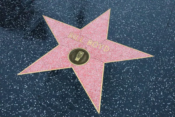 Usa California Hollywood Května 2019 Bill Boyd Hvězda Hollywoodském Chodníku — Stock fotografie