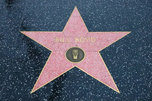 Usa California Hollywood Mayo 2019 Bill Boyd Protagoniza Paseo Fama — Foto de Stock