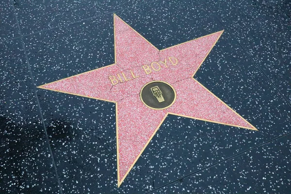 Usa California Hollywood Května 2019 Bill Boyd Hvězda Hollywoodském Chodníku — Stock fotografie