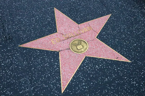 アメリカ合衆国 カリフォルニア州 ハリウッド ウォード 2019年5月20日 カリフォルニア州ハリウッド ウォークのエド サリヴァン スター — ストック写真