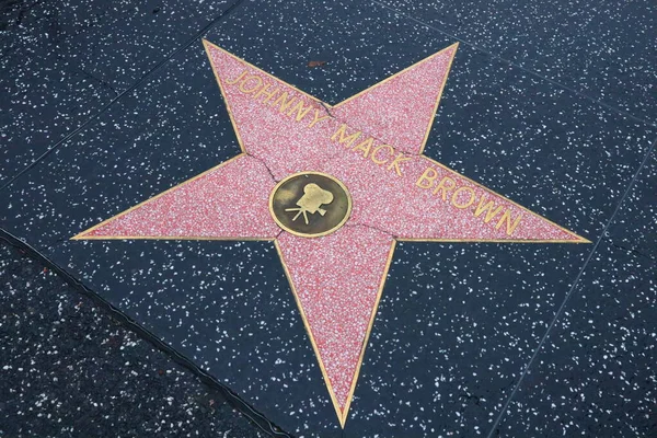 加利福尼亚州 霍利伍德 2019年5月20日 布朗在加利福尼亚州好莱坞的好莱坞名人步行街上的明星 — 图库照片