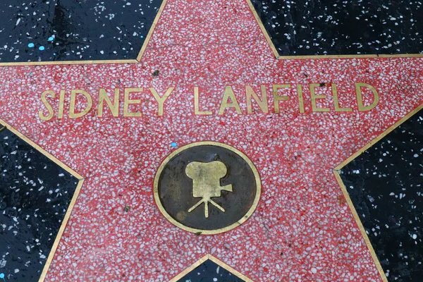 stock image USA, CALIFORNIA, HOLLYWOOD - May 20, 2019: Sidney Lanfield star on the Hollywood Walk of Fame in Hollywood, California 