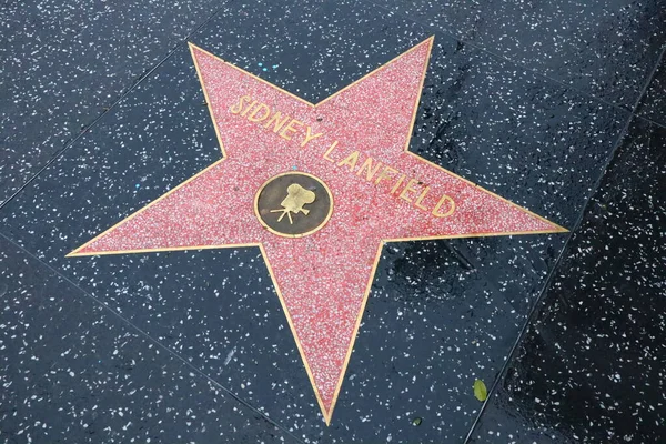 Usa California Hollywood Mei 2019 Sidney Lanfield Ster Hollywood Walk — Stockfoto