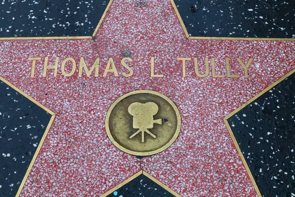 Usa California Hollywood Mayo 2019 Thomas Tully Protagoniza Paseo Fama — Foto de Stock