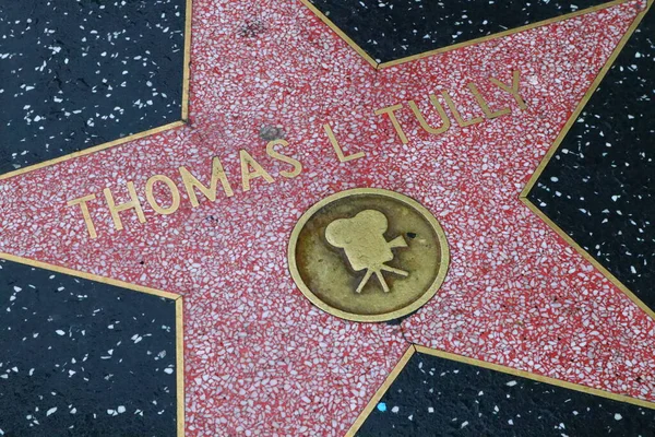 Usa California Hollywood Mayo 2019 Thomas Tully Protagoniza Paseo Fama — Foto de Stock