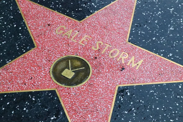 Сша Калифорния Голливуд Мая 2019 Года Звезда Gale Storm Голливудской — стоковое фото