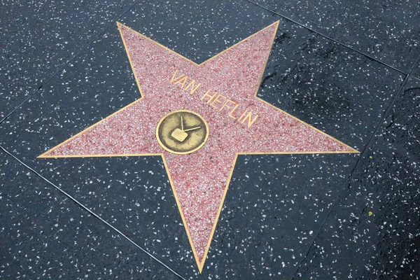 Usa California Hollywood Května 2019 Van Heflinova Hvězda Hollywoodském Chodníku — Stock fotografie