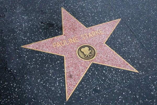 Usa California Hollywood Května 2019 Pauline Starke Hvězda Hollywood Walk — Stock fotografie