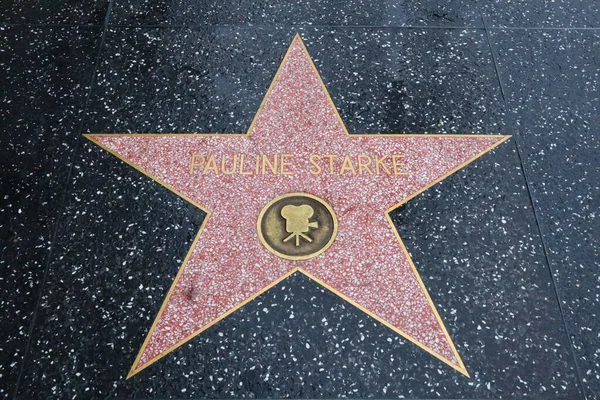 Usa California Hollywood Května 2019 Pauline Starke Hvězda Hollywood Walk — Stock fotografie