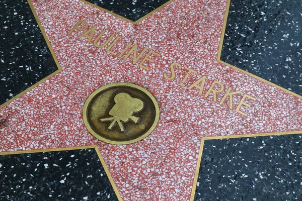 アメリカ合衆国 カリフォルニア州 ハリウッド ウォード 2019年5月20日 カリフォルニア州ハリウッド ウォーク フェイムのポーリン スターク — ストック写真