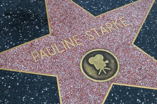 Usa California Hollywood May 2019 Pauline Starke Star Hollywood Walk — Stock Photo, Image