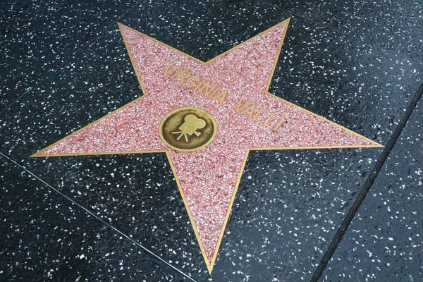 加利福尼亚州 好莱坞 2019年5月20日 弗吉尼亚 瓦利在好莱坞名人堂中的明星 — 图库照片