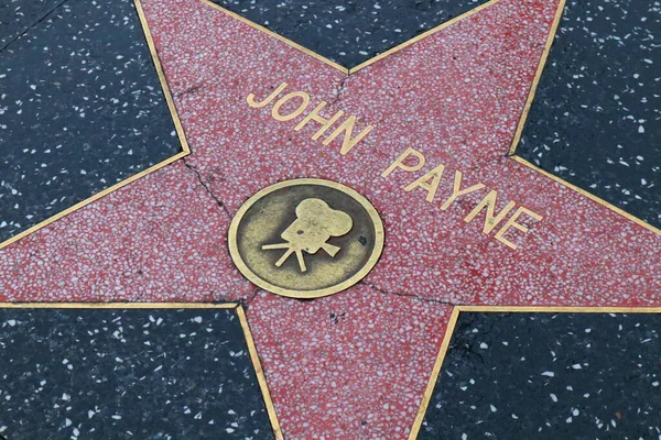 Usa California Hollywood May 2019 John Payne Star Hollywood Walk — Stock Photo, Image