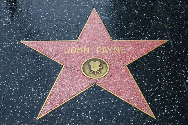 Usa California Hollywood May 2019 John Payne Star Hollywood Walk — Stock Photo, Image