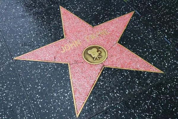 Usa Kalifornia Hollywood Maja 2019 Gwiazda Johna Payne Hollywoodzkiej Alei — Zdjęcie stockowe