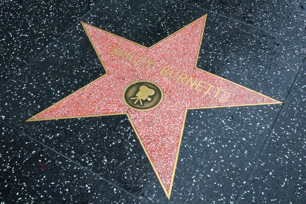 Usa Kalifornien Hollywood Maj 2019 Smiley Burnette Stjärna Hollywood Walk — Stockfoto