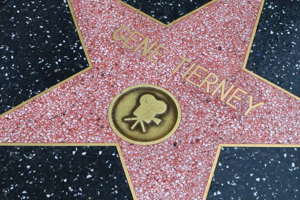 Usa California Hollywood Mayo 2019 Gene Tierney Protagoniza Paseo Fama — Foto de Stock
