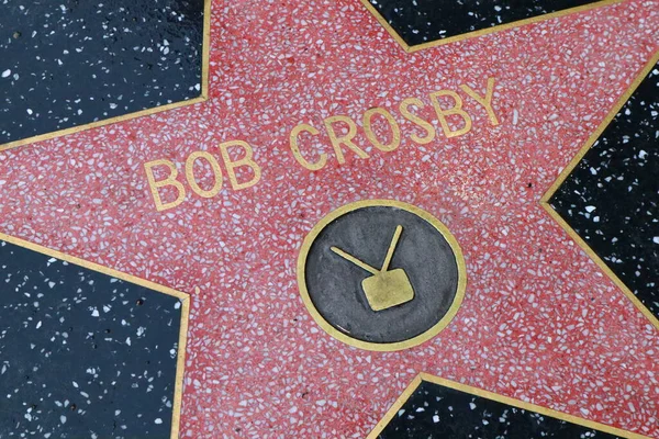 Сша California Hollywood Травня 2019 Року Зірка Боб Кросбі Голлівудській — стокове фото