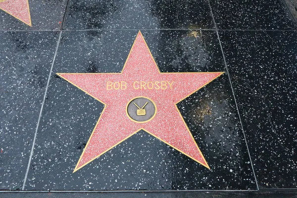 Сша California Hollywood Травня 2019 Року Зірка Боб Кросбі Голлівудській — стокове фото