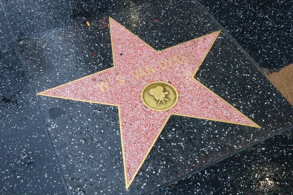 Usa California Hollywood Května 2019 Hvězda Van Dyke Hollywoodském Chodníku — Stock fotografie