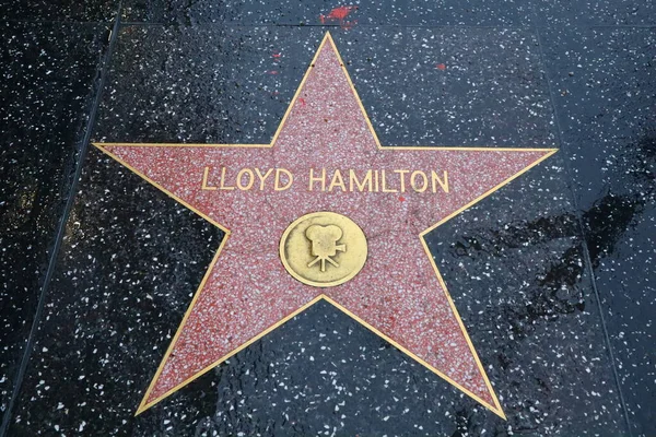Usa California Hollywood Mayo 2019 Lloyd Hamilton Protagoniza Paseo Fama — Foto de Stock