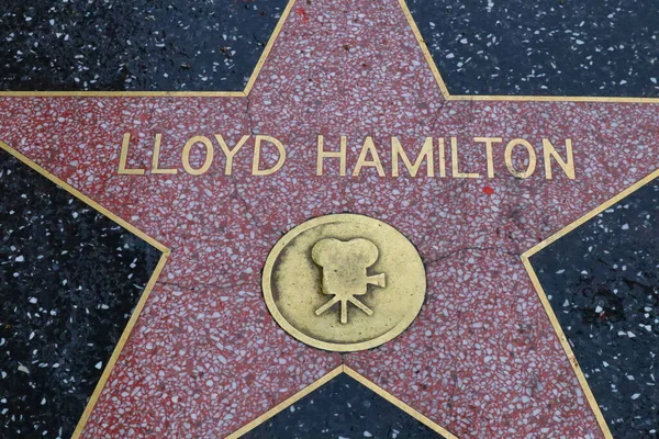 Usa California Hollywood May 2019 Lloyd Hamilton Star Hollywood Walk — Stock Photo, Image