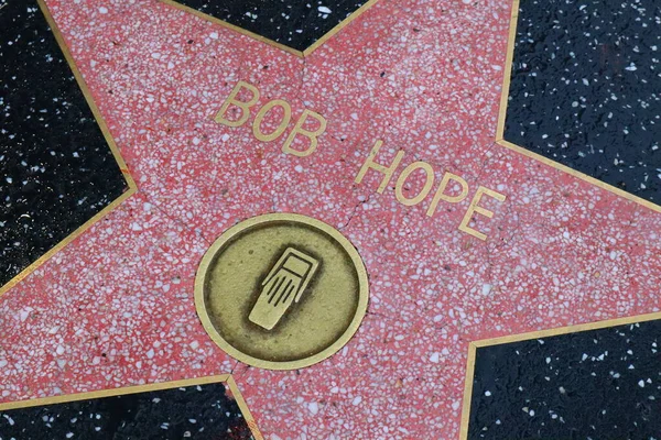 Usa California Hollywood May 2019 Bob Hope Star Hollywood Walk — Stock Photo, Image