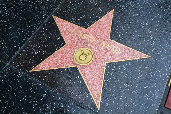 Usa California Hollywood May 2019 Carrol Naish Star Hollywood Walk — Stock Photo, Image