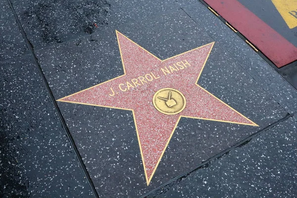 캘리포니아 홀리우드 2019년 20일 캘리포니아 할리우드 명예의 거리에서 Carrol Naish — 스톡 사진