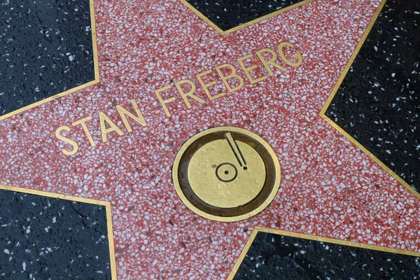 Usa Kalifornia Hollywood Maja 2019 Stan Freberg Gwiazdą Hollywood Walk — Zdjęcie stockowe