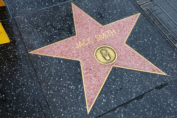 Usa California Hollywood May 2019 Jack Smith Star Hollywood Walk — Stock Photo, Image