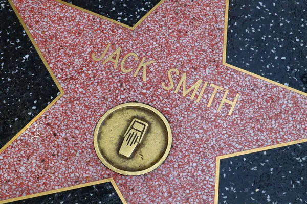 Usa California Hollywood Mayo 2019 Jack Smith Protagoniza Paseo Fama — Foto de Stock