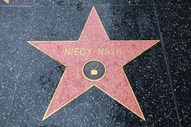 ABD, CALIFORNIA, HOLYWOOD - 20 Mayıs 2019: Niecy Nash Hollywood Şöhret Yolu, Kaliforniya 