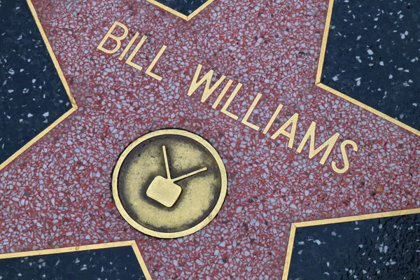 Eua California Hollywood Maio 2019 Bill Williams Estrela Calçada Fama — Fotografia de Stock