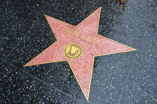 Usa Kalifornien Hollywood Maj 2019 Gene Kelly Stjärna Hollywood Walk — Stockfoto
