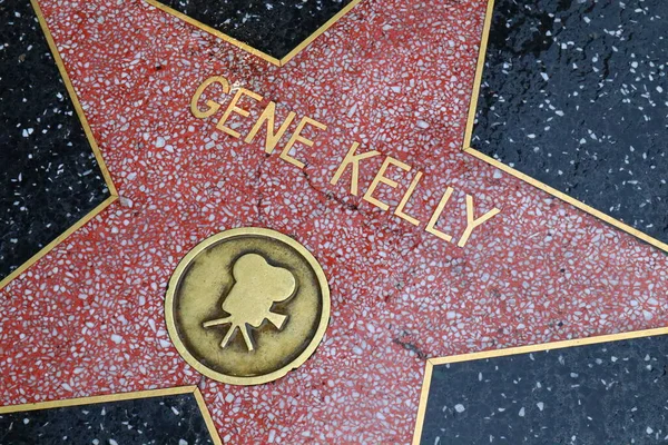 Usa California Hollywood May 2019 Gene Kelly Star Hollywood Walk — Stock Photo, Image