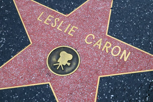 Usa California Hollywood Mayo 2019 Leslie Caron Protagoniza Paseo Fama — Foto de Stock