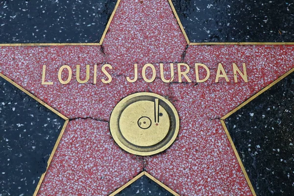 Eua California Hollywood Maio 2019 Louis Jordan Estrela Calçada Fama — Fotografia de Stock