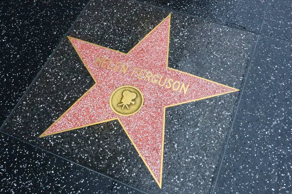 Eua California Hollywood Maio 2019 Helen Ferguson Estrela Calçada Fama — Fotografia de Stock