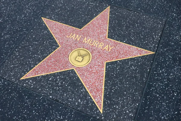 Usa California Hollywood April 2019 Jan Murray Star Hollywood Walk — Stock Photo, Image