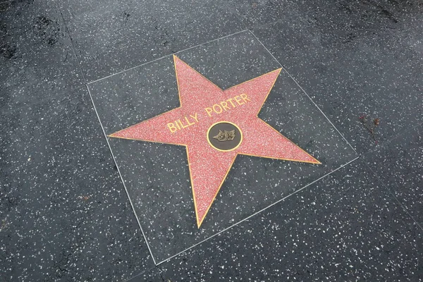 Eua California Hollywood Abr 2019 Billy Porter Estrela Calçada Fama — Fotografia de Stock