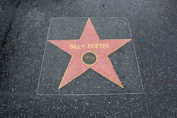 Usa Kalifornia Hollywood Kwi 2019 Billy Porter Gwiazda Hollywood Walk — Zdjęcie stockowe