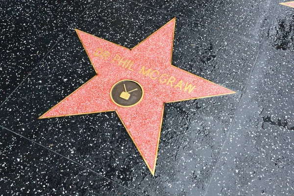 Usa California Hollywood May 2019 Phil Mcgraw Star Hollywood Walk — Stock Photo, Image