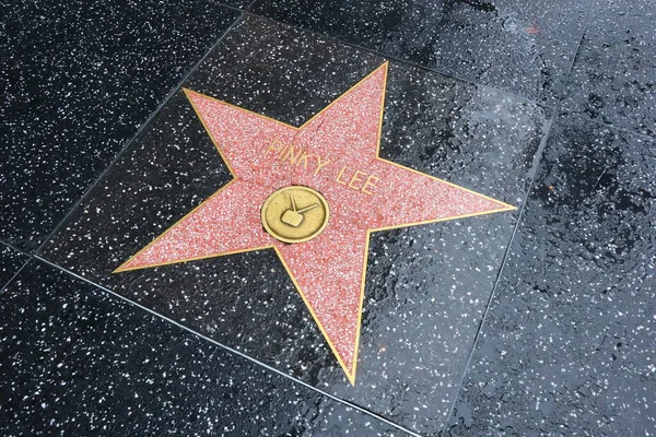 Usa California Hollywood Toukokuuta 2019 Pinky Lee Tähti Hollywoodin Walk — kuvapankkivalokuva