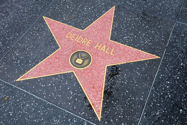 Eua California Hollywood Maio 2019 Estrela Deidre Hall Calçada Fama — Fotografia de Stock