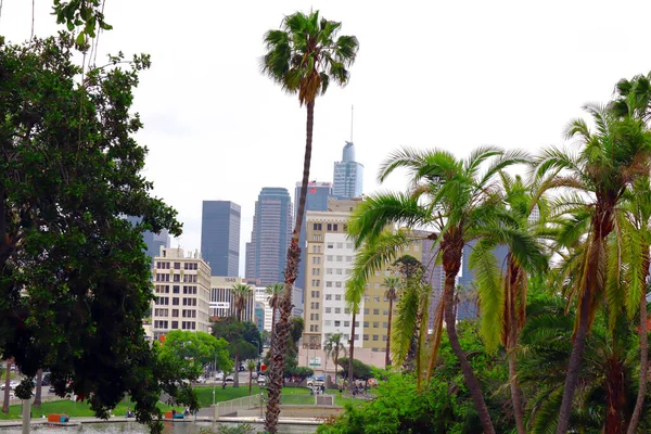 Usa Los Angeles Mai 2019 Blick Auf Den Macarthur Park — Stockfoto